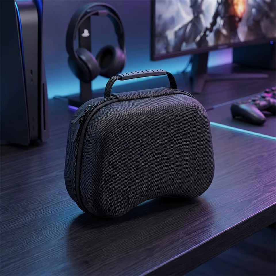 Universal Hard-Shell Gaming Controller Travel Case – Black - product view 1