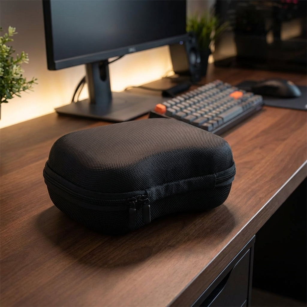 Universal Hard-Shell Gaming Controller Travel Case – Black - product view 2