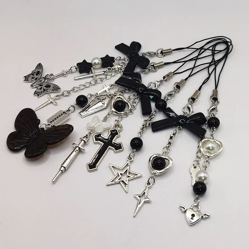 Y2K Beaded Phone Charm - product view 2